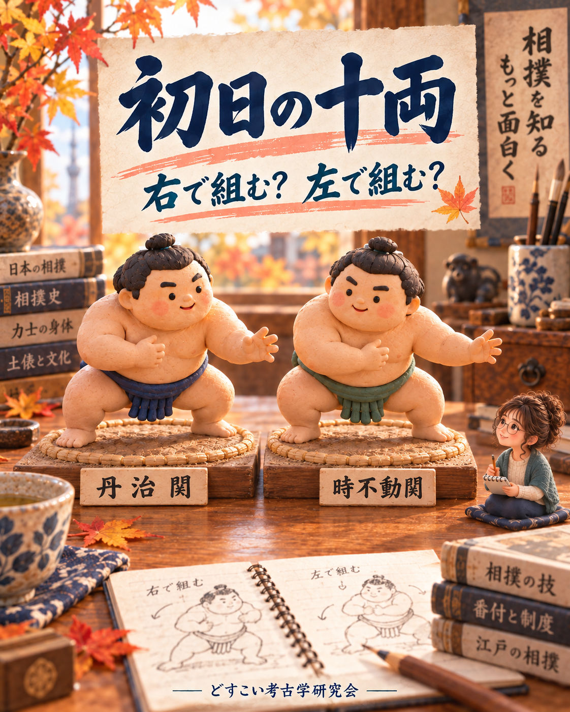 右で組む？ 左で組む？