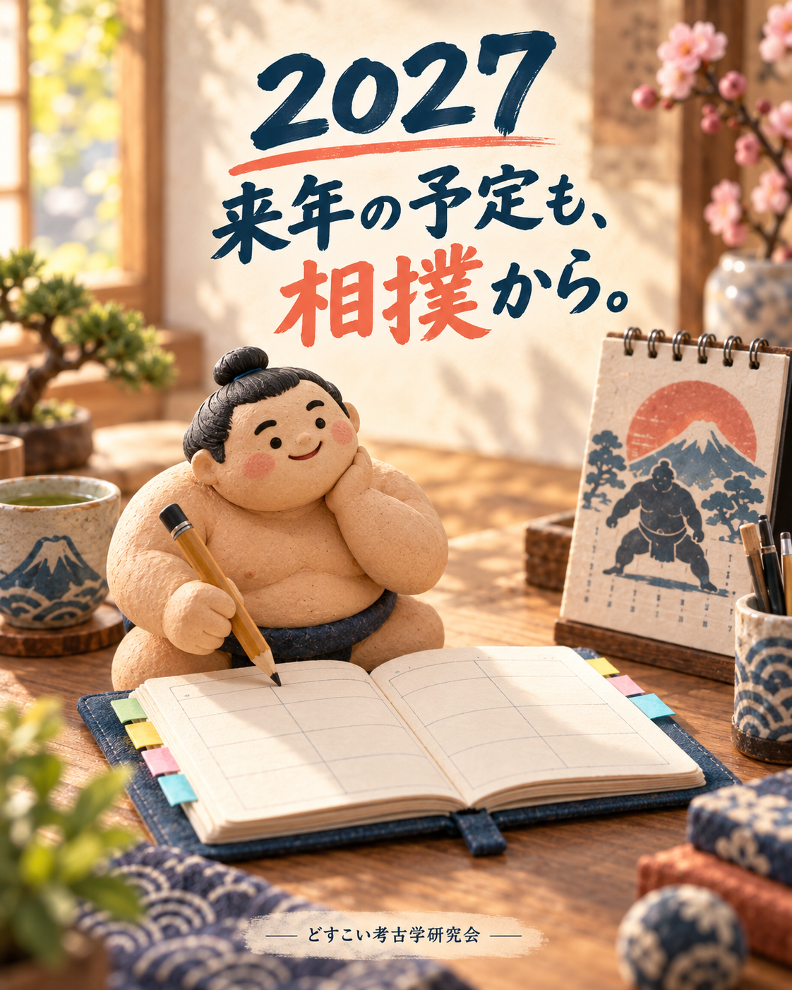 まだ九月なのに、来年の予定が相撲で埋まりそう。