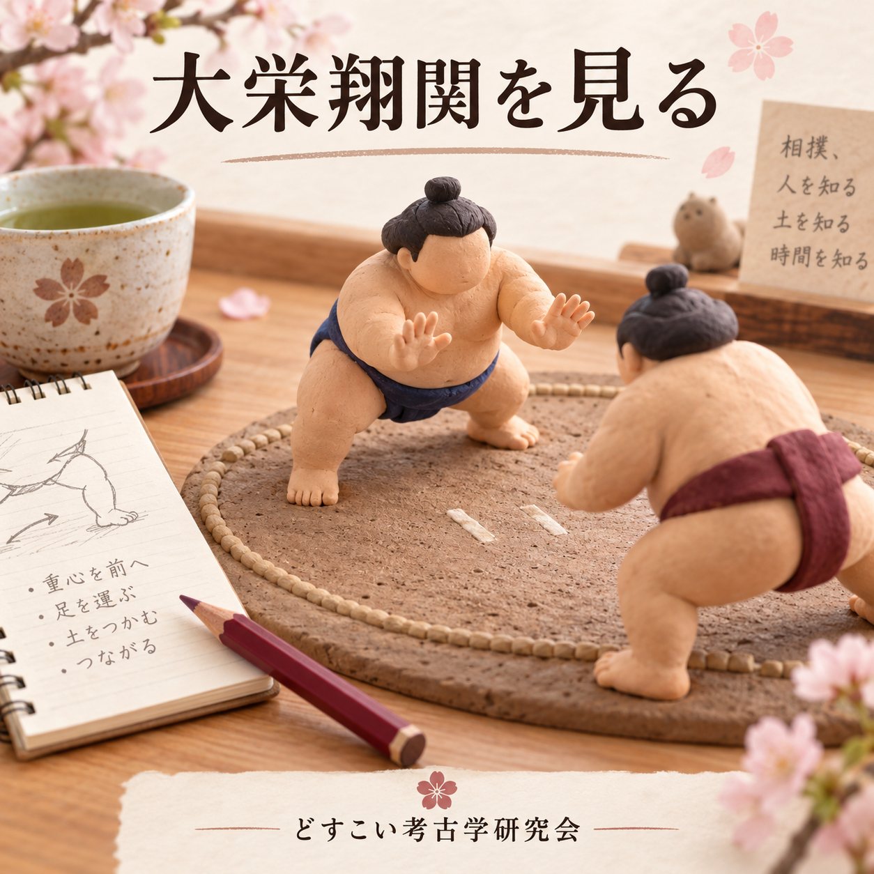 大栄翔関を見るをイメージした創作画像