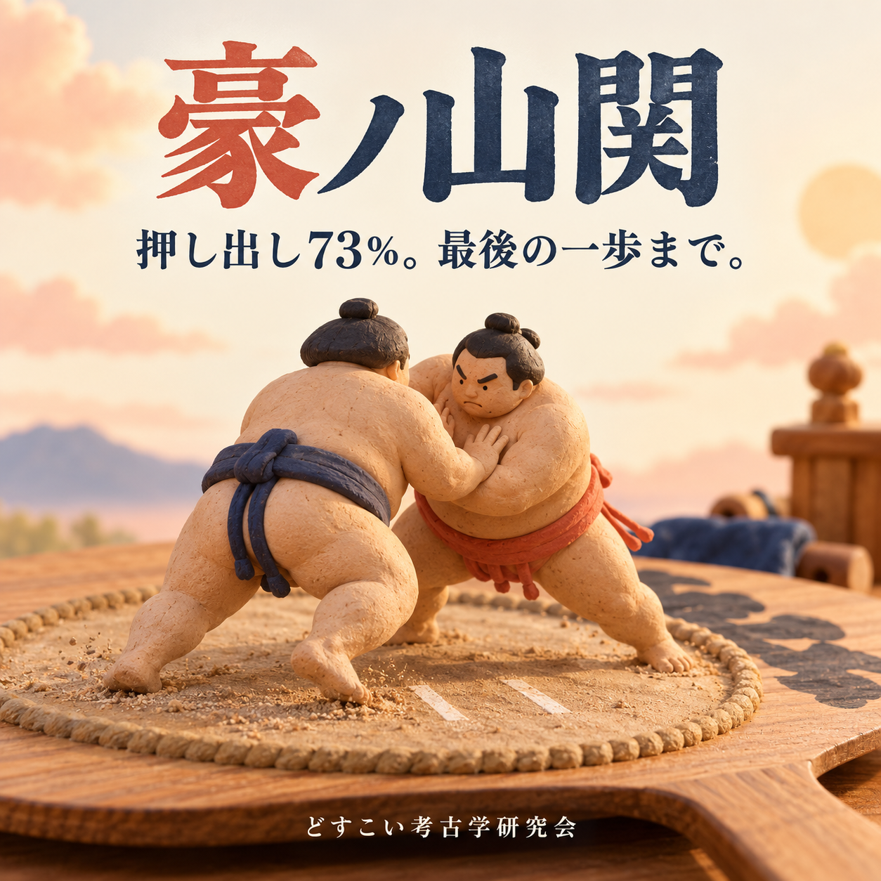 豪ノ山関｜白星の73％が押し出し。真っすぐ進む相撲を数字から追う