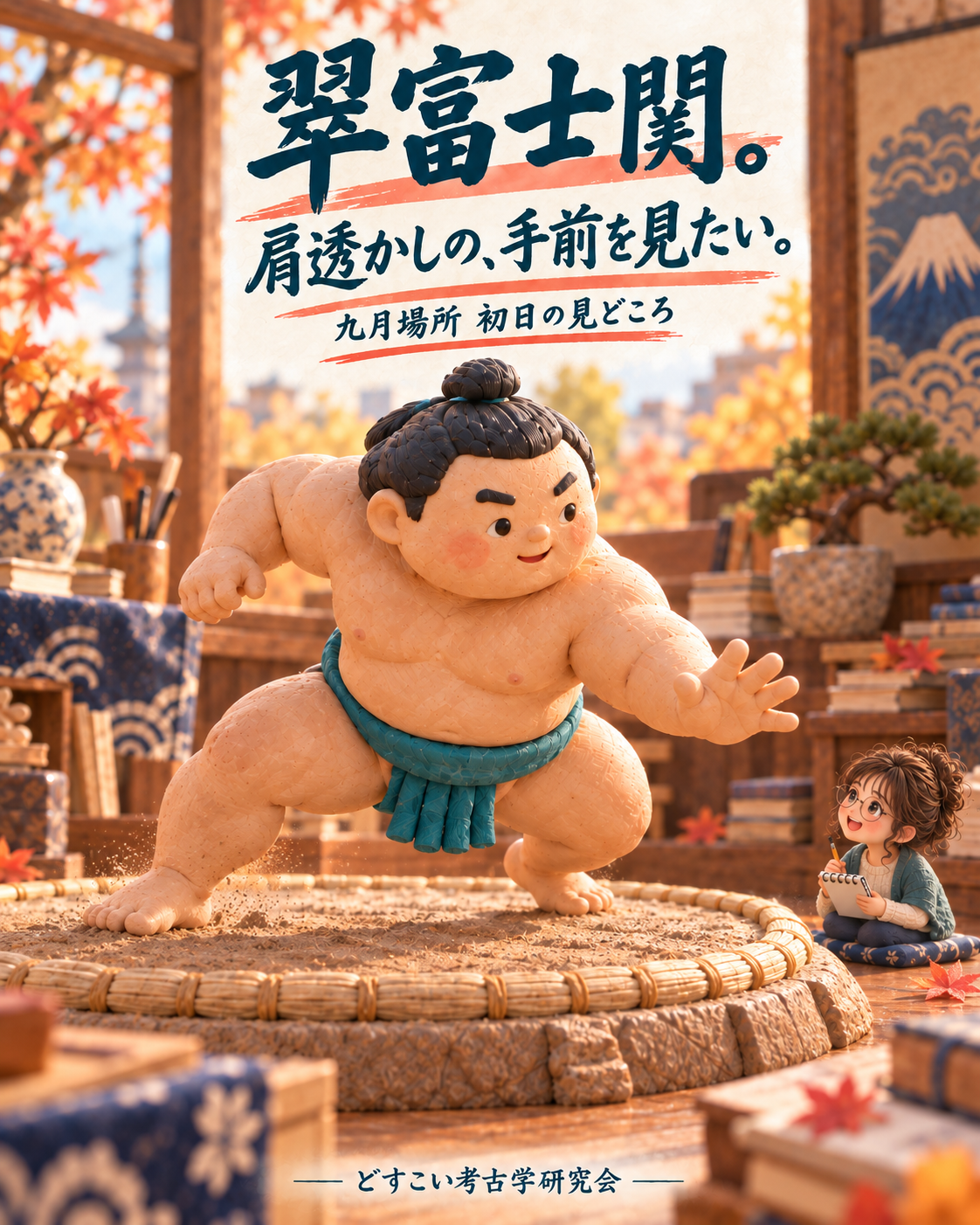 翠富士関。肩透かしの、手前を見たい。