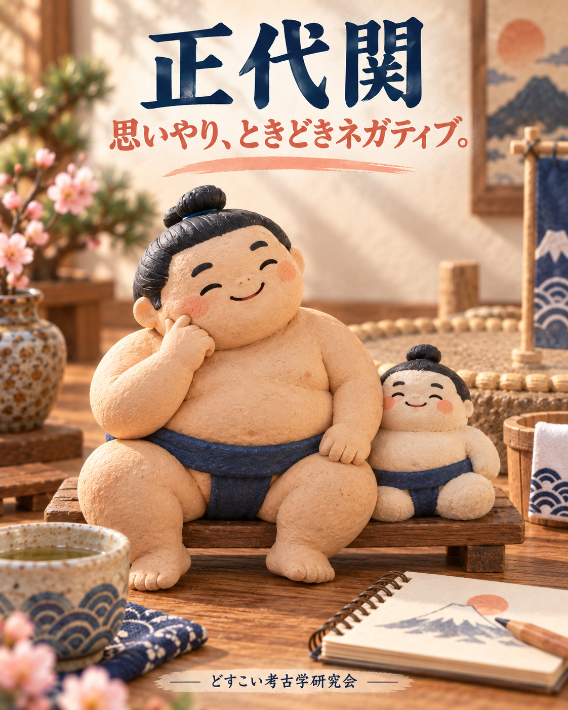 正代関。「思いやり」と「ネガティブ」が並ぶ。