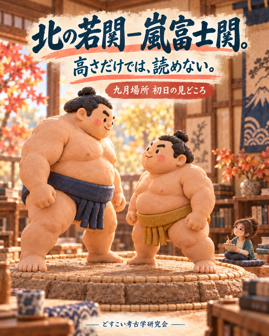 北の若関―嵐富士関。高さだけでは、読めない。
