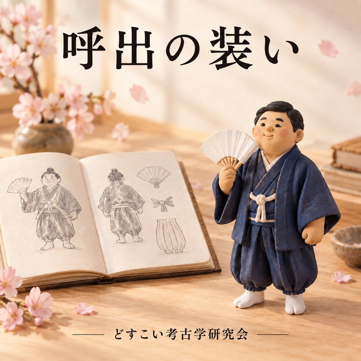 呼出の装いをイメージした創作画像
