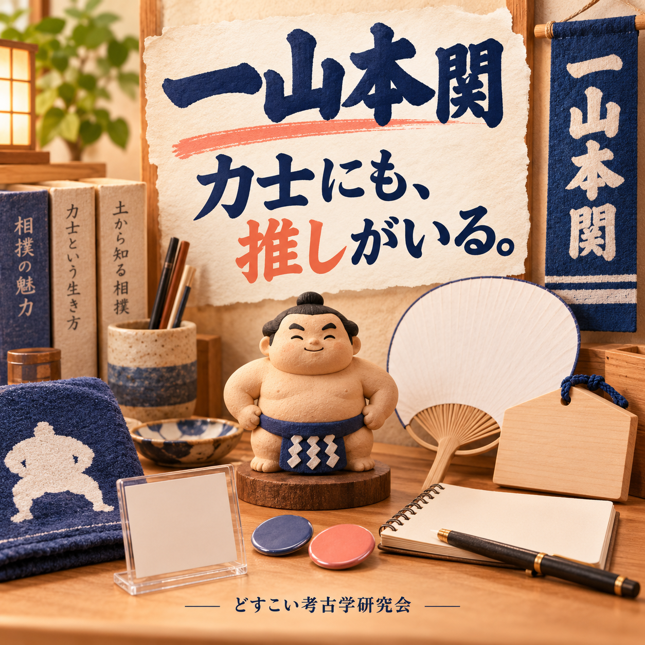 一山本関｜力士にも推しがいる。グッズの話から、押し出し40％の土俵へ