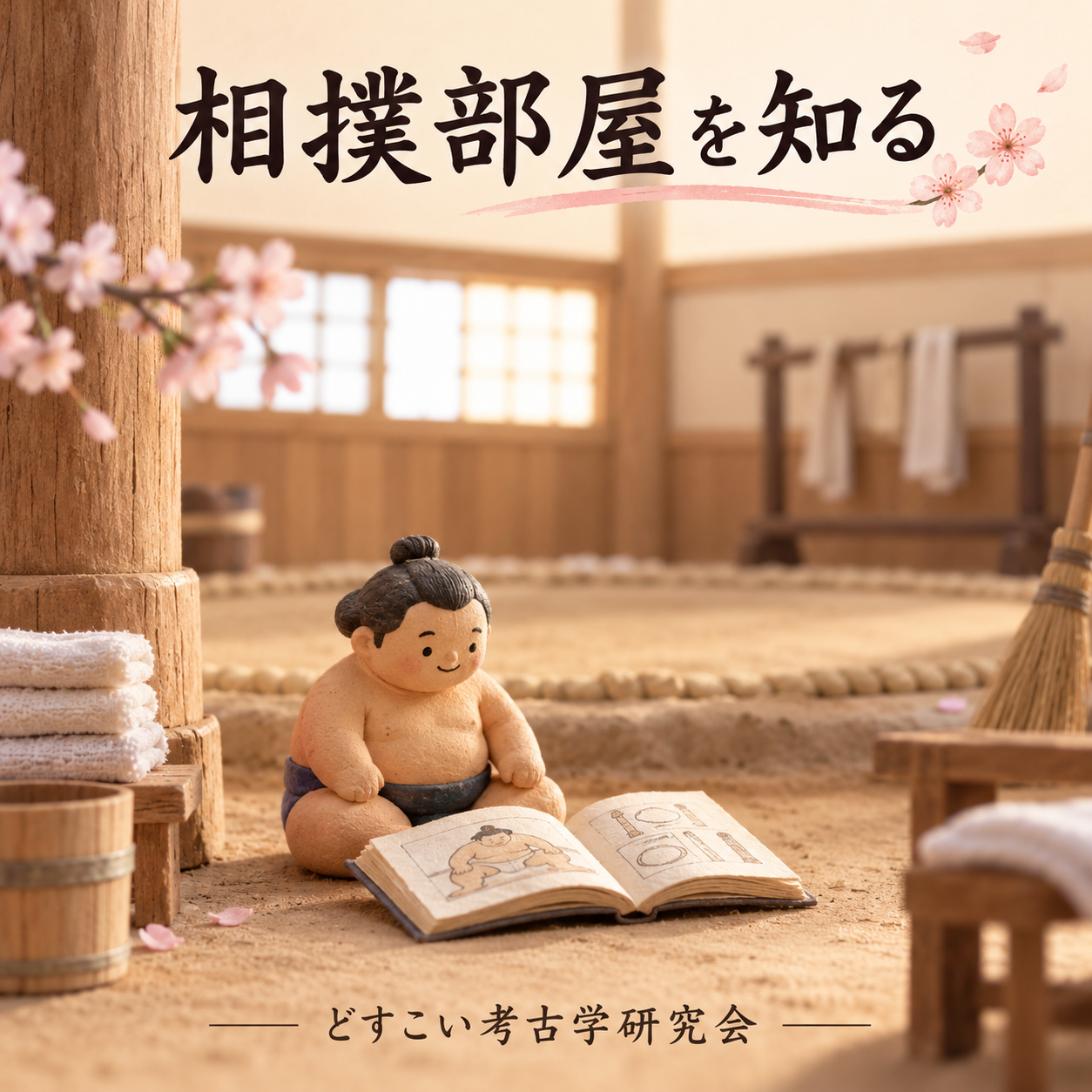 相撲部屋を知るをイメージした創作画像