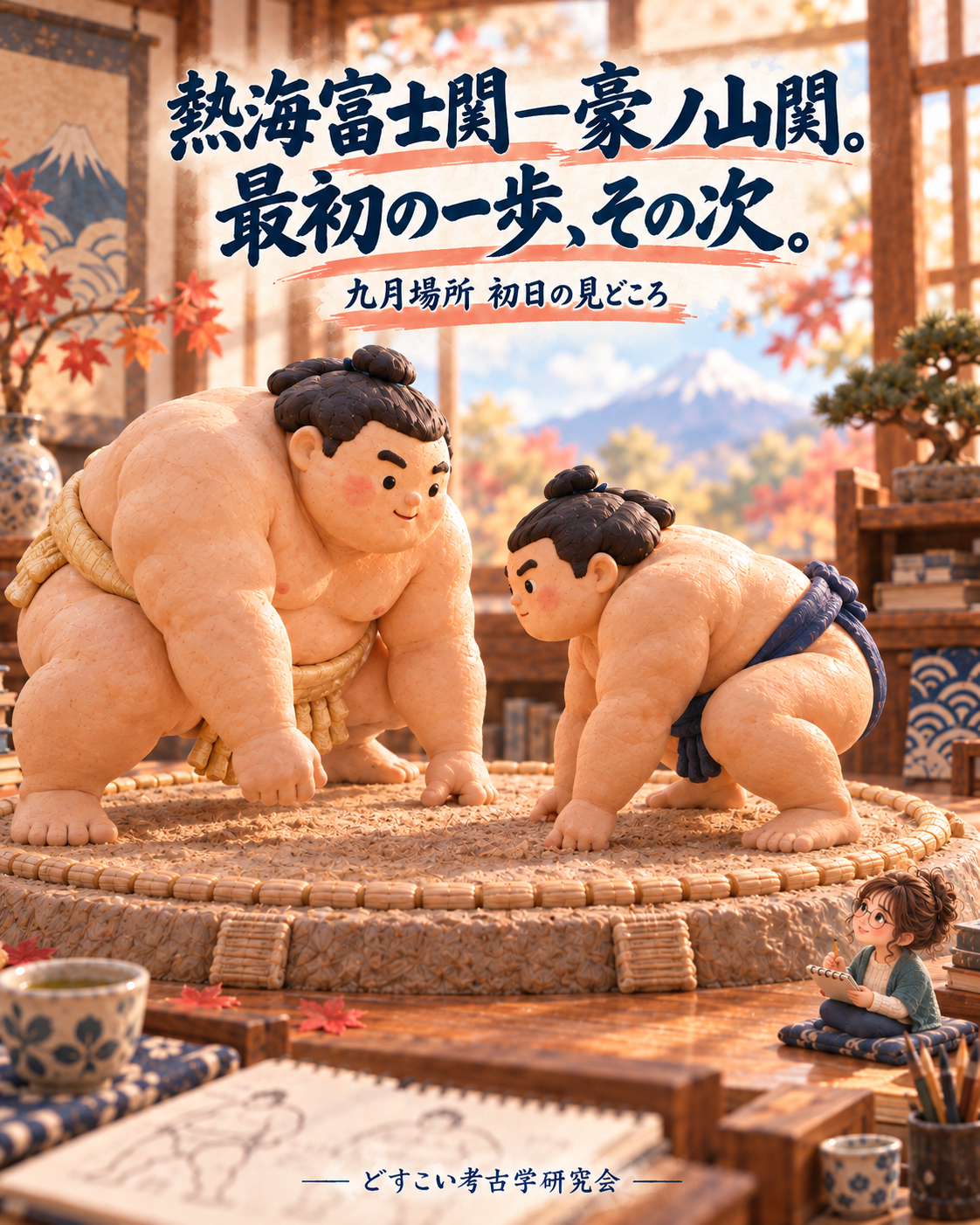 熱海富士関―豪ノ山関。最初の一歩、その次。