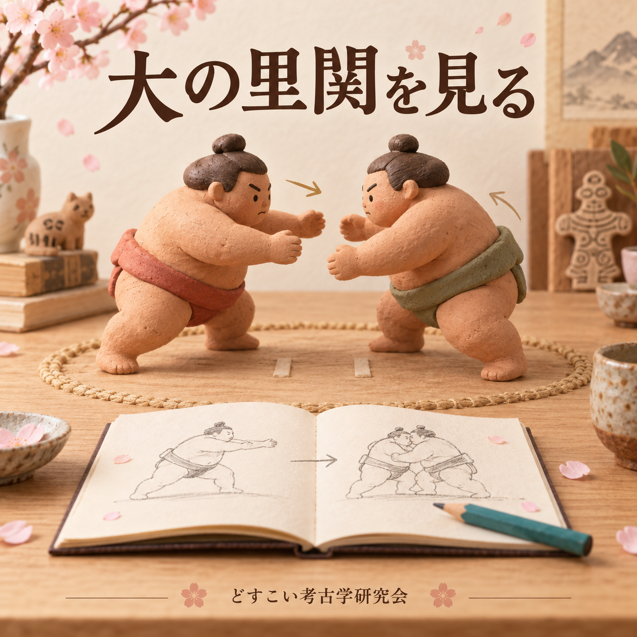 大の里関を見るをイメージした創作画像