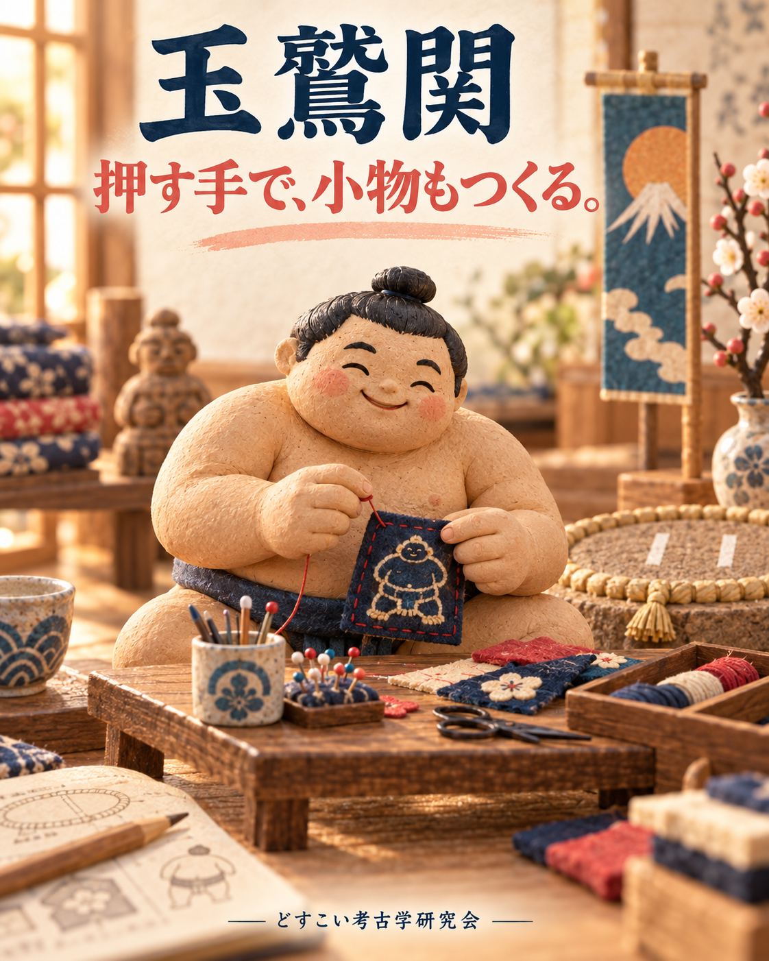 玉鷲関。土俵で押す、その手がつくるもの。