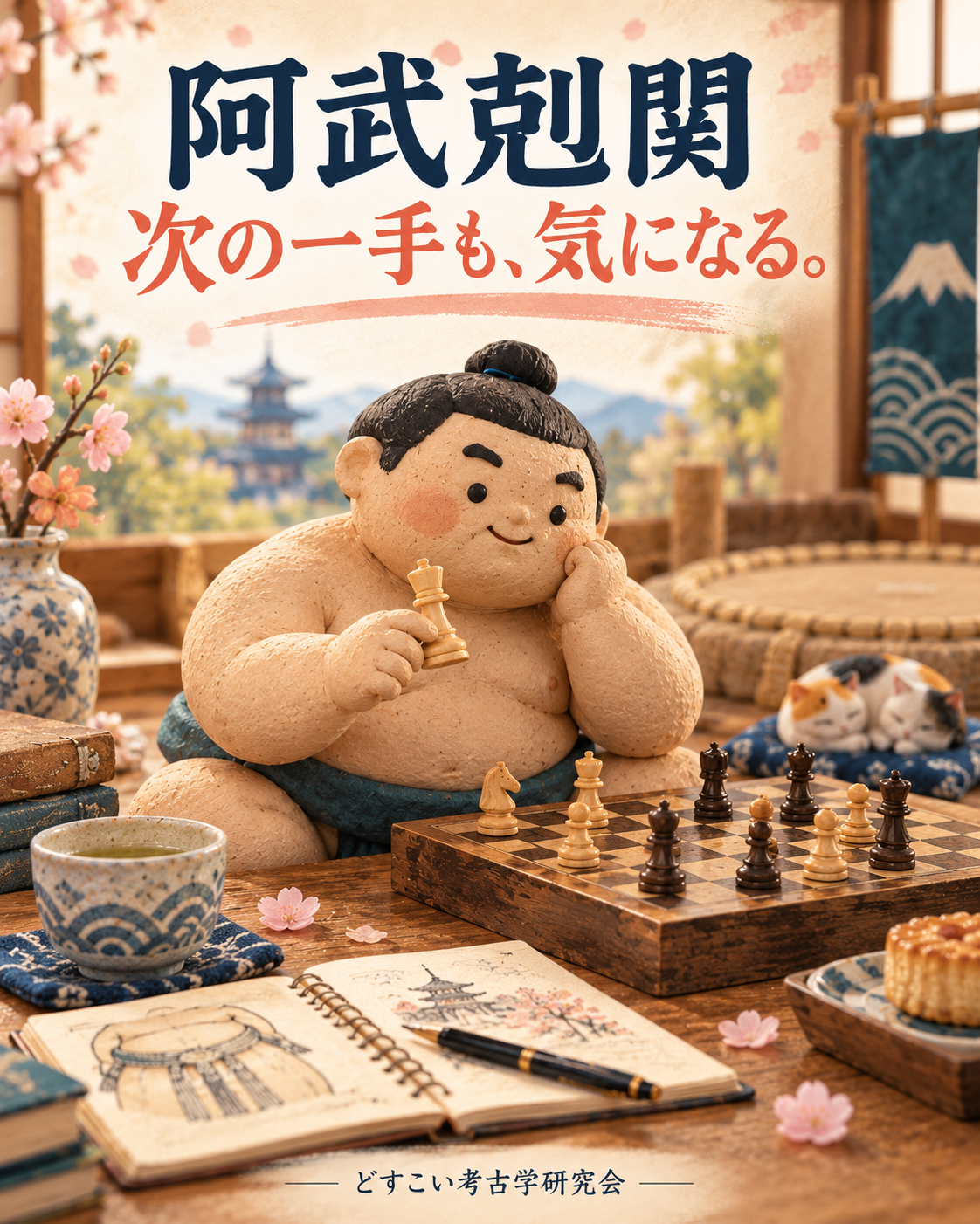阿武剋関。「おうのかつ」と読めたら、次の一手も。