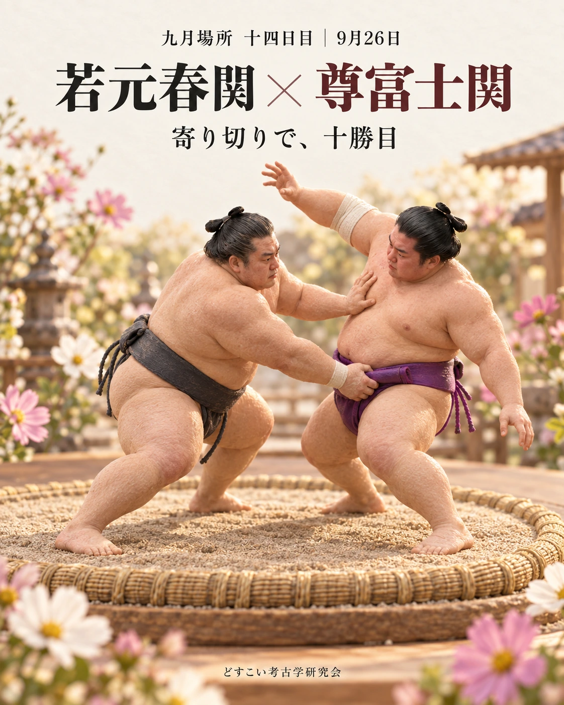 若元春関 × 尊富士関