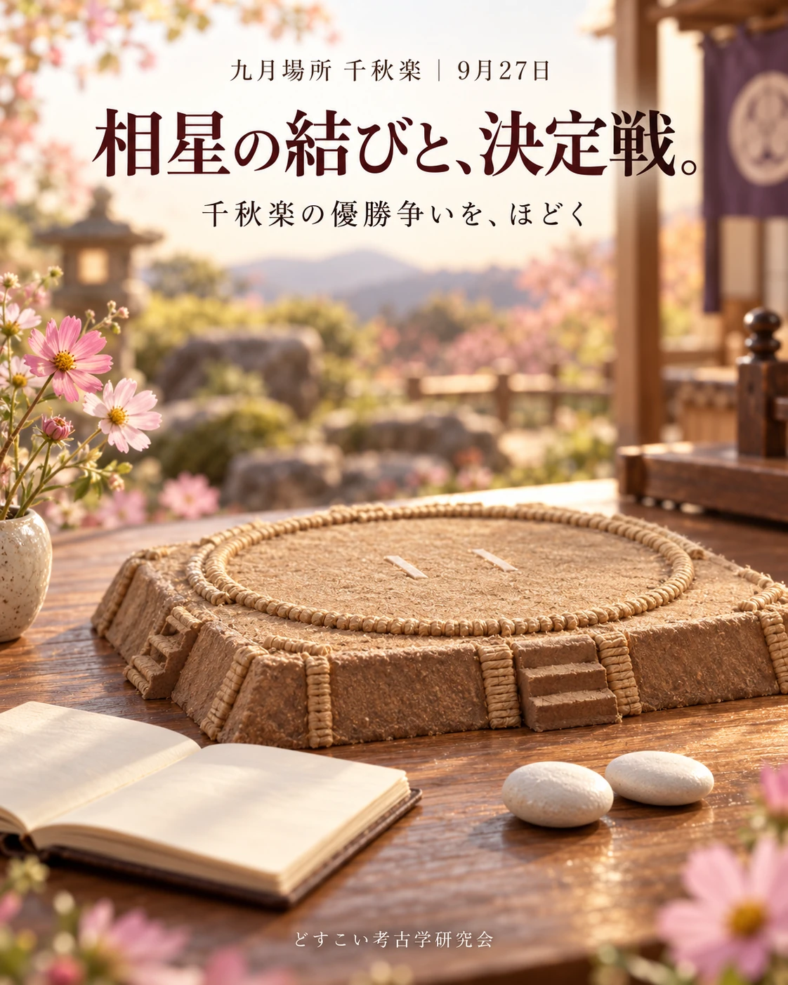 千秋楽の「相星決戦」と「優勝決定戦」はどう違う？の創作ミニチュア