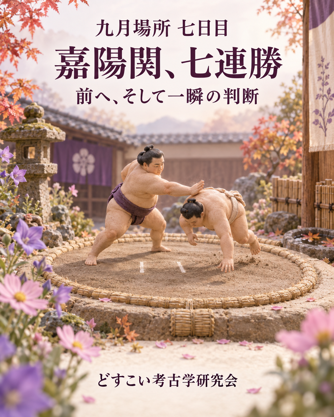 嘉陽関、七連勝
