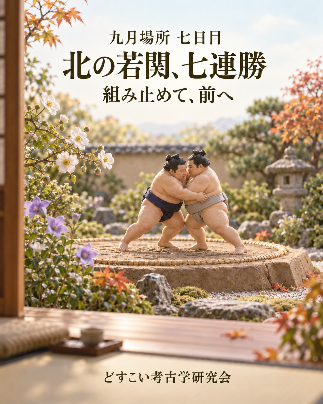 北の若関、七連勝