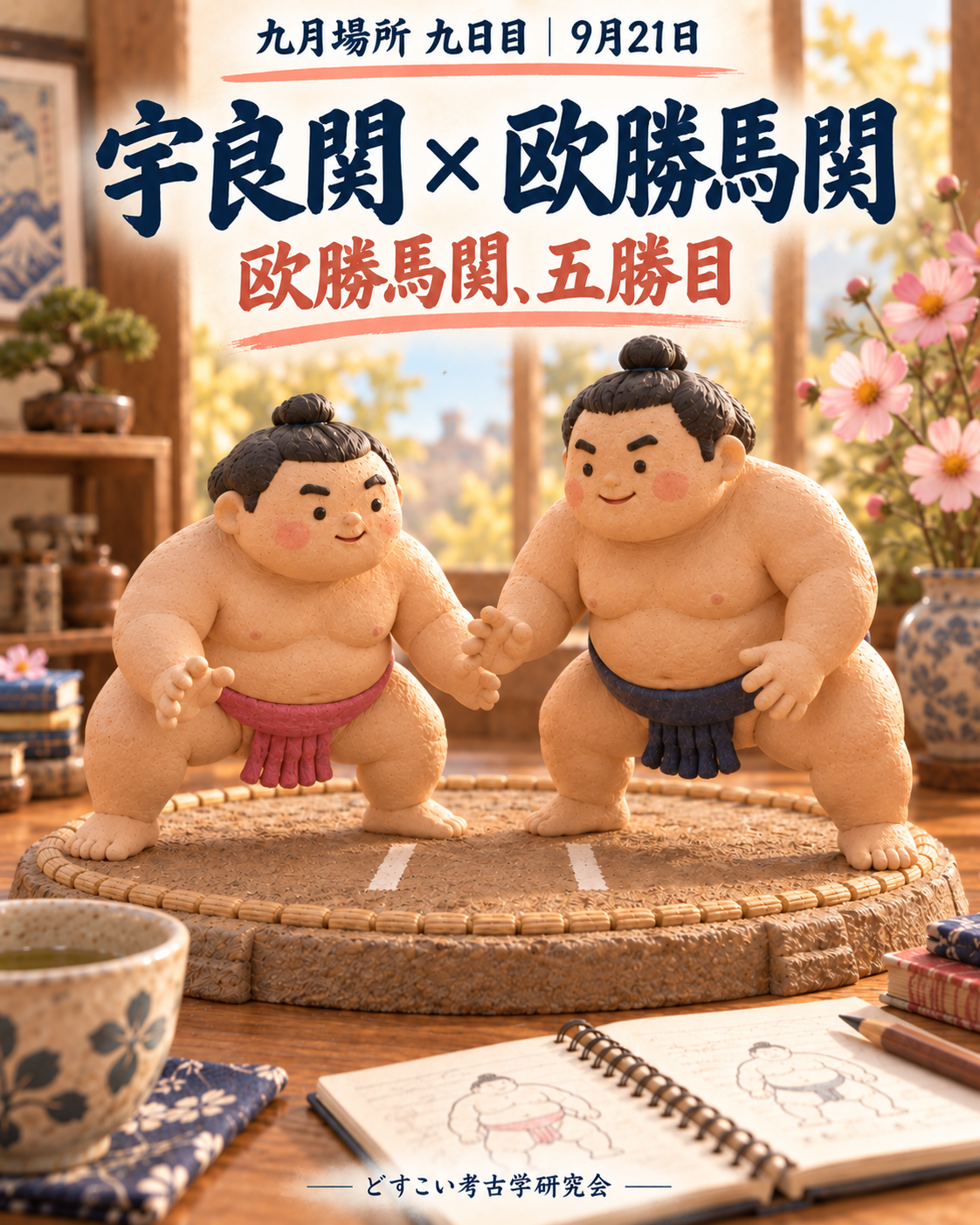 九月場所 九日目・幕内全20番の結果と注目3番｜2026年9月21日
