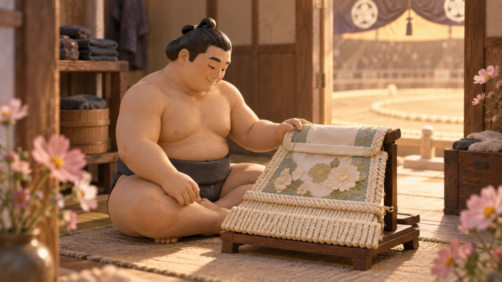 新十両って、どれくらいうれしい？をイメージした、柔らかな色合いのミニチュア表紙