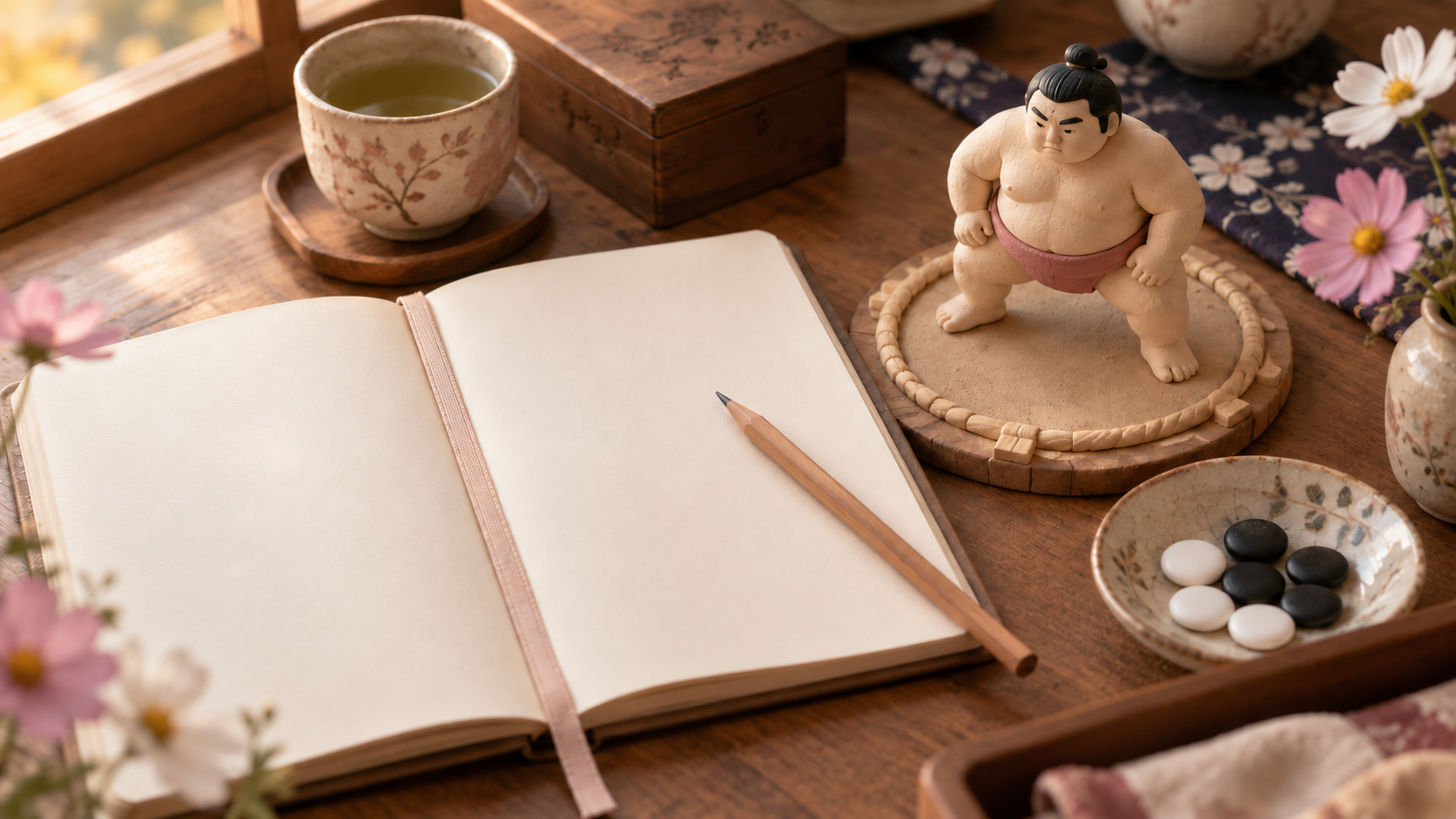 Cover illustration for “Follow One Sumo Wrestler for 15 Days”
