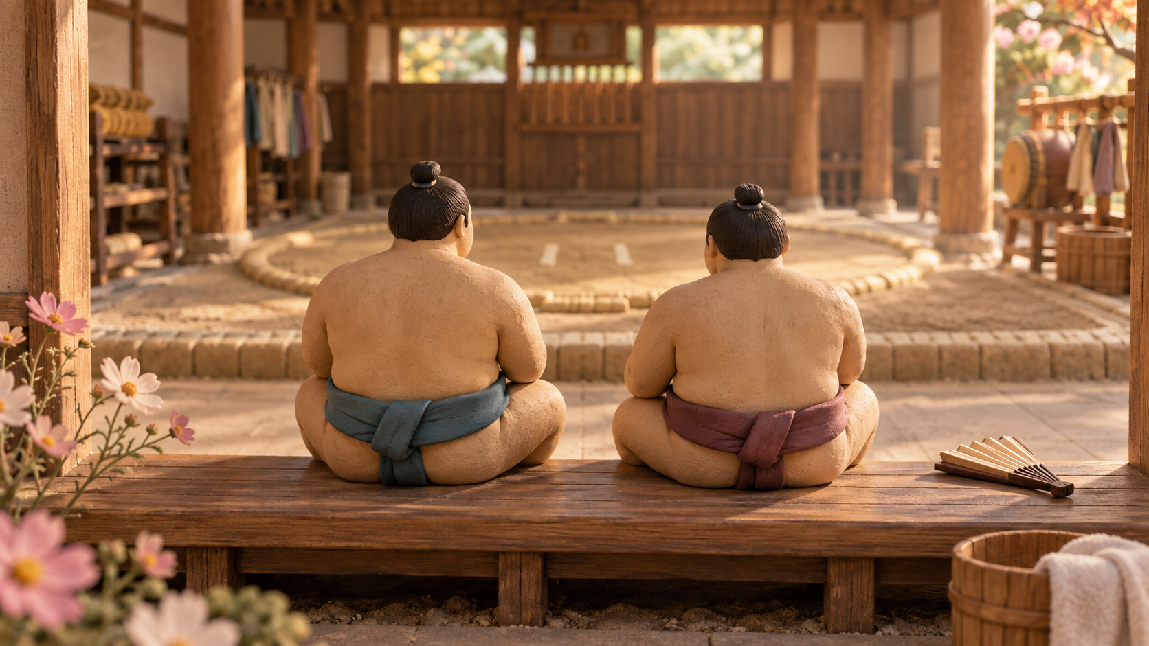 Cover illustration for “Can Wrestlers from the Same Sumo Stable Face Each Other?”