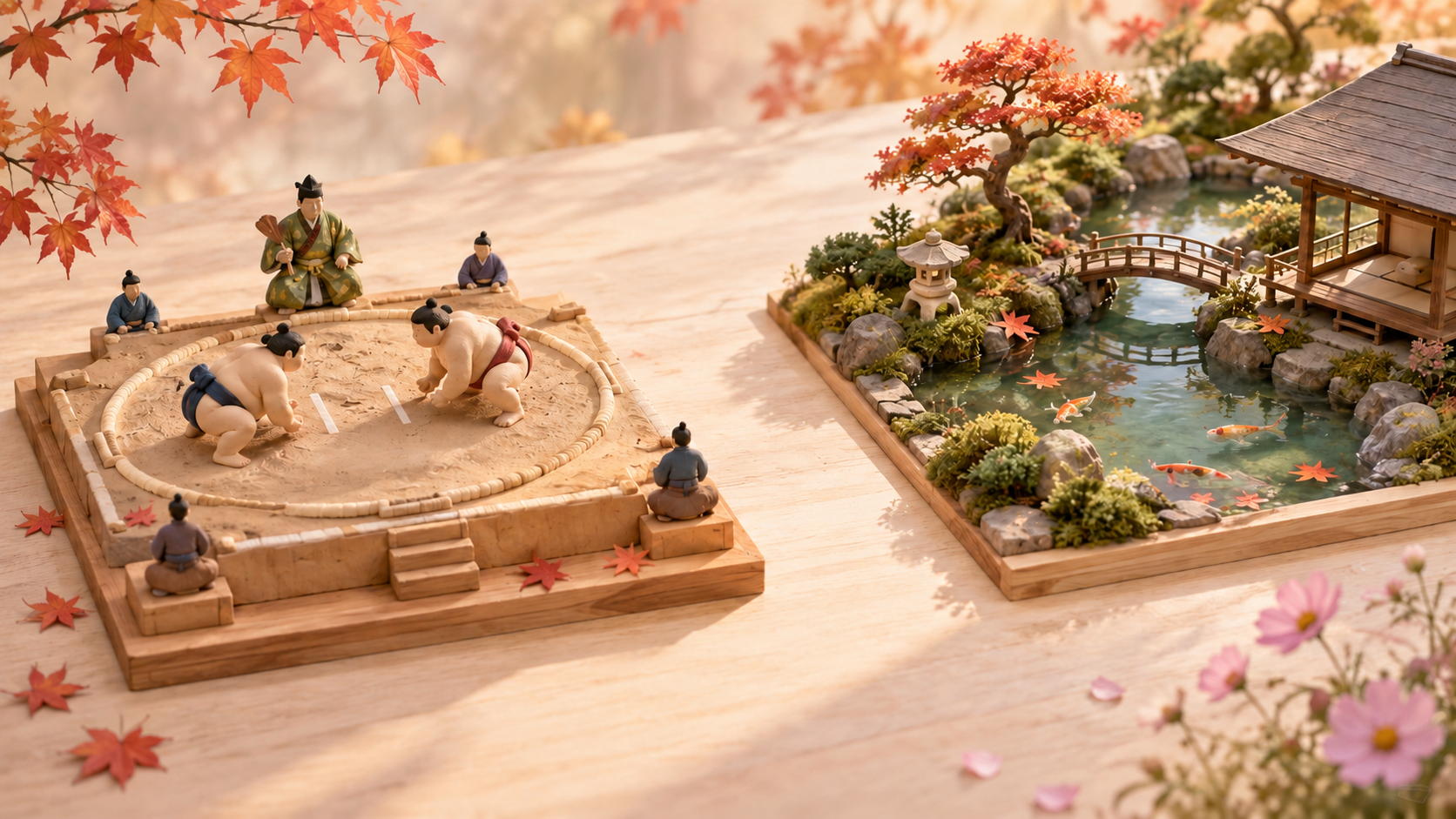 Cover illustration for “Can You Sightsee on Sumo Day? Use a Two-Anchor Plan”