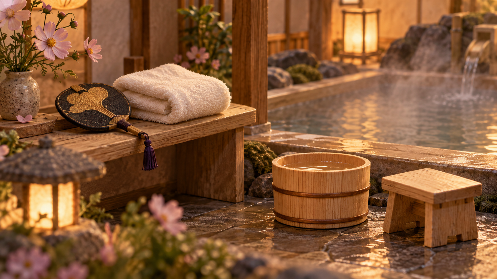 Cover illustration for “Adding an Onsen or Sento After Sumo When You Have Tattoos”