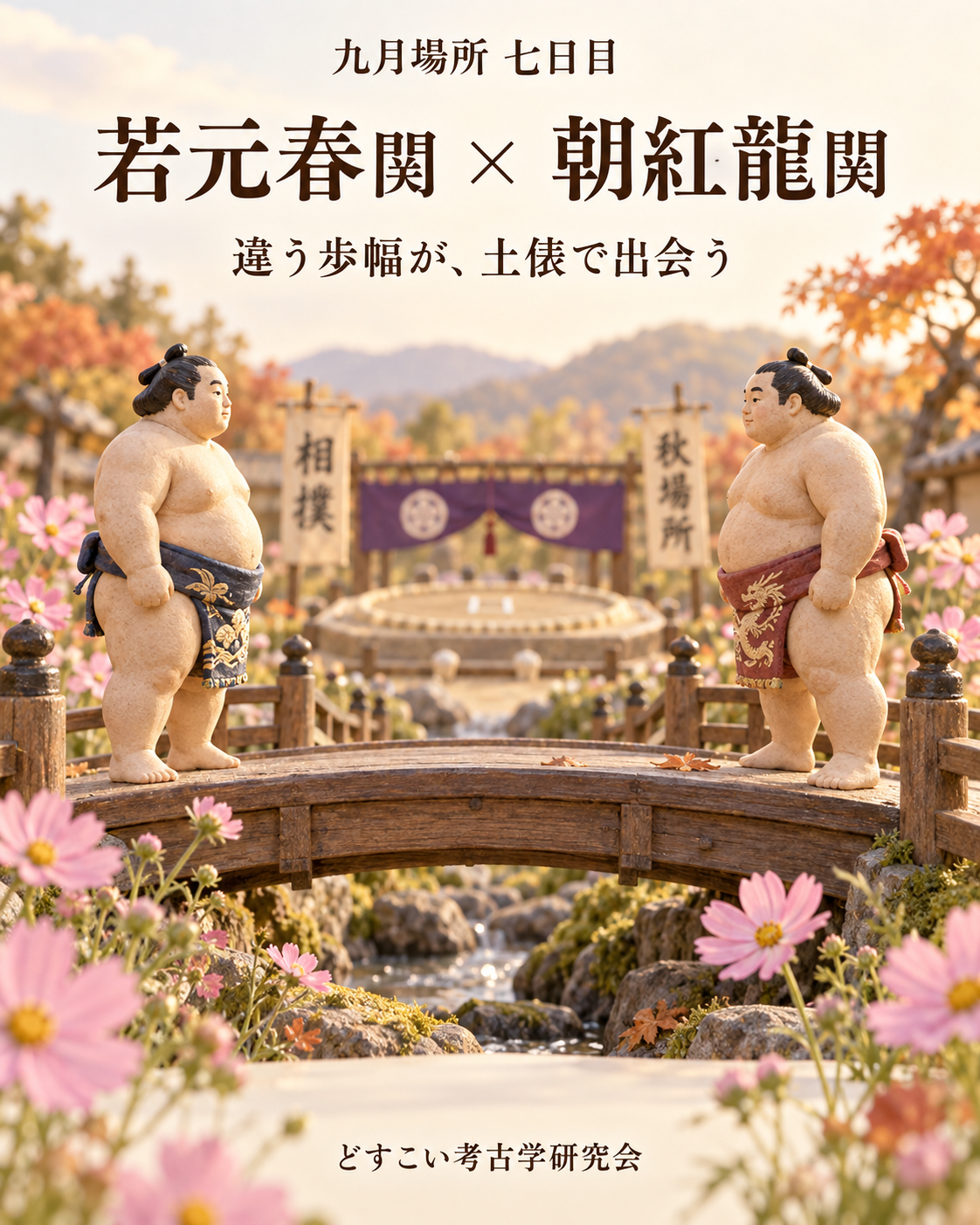 若元春関 × 朝紅龍関