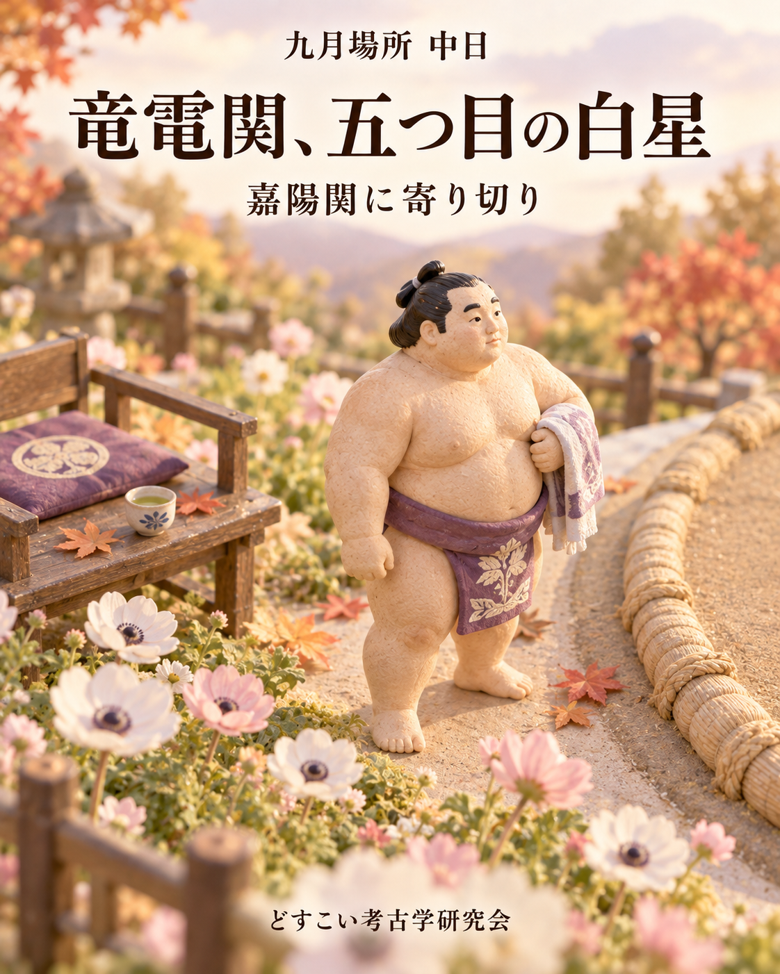 竜電関が嘉陽関に白星、5勝3敗へ